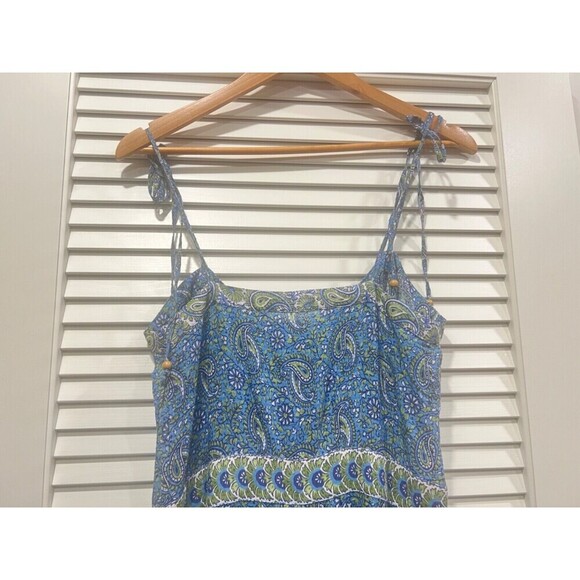 Veronica Beard Windansea Paisley Maxi Dress Blue Electric Multi Size XS NWT - Picture 9 of 12